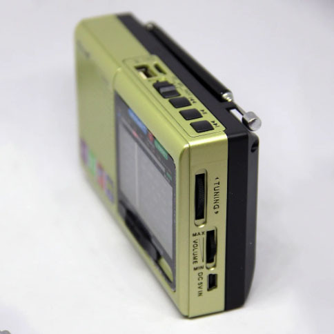 Портативна стовпчик радіо MP3 USB Golon RX-6622. CW-158 Колір: золотий