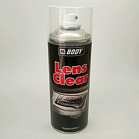 BODY Аерозольна фарба для відновлення фар LENS CLEAR, прозора  400мл