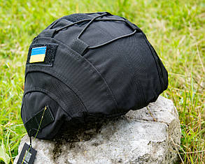 Кавер на військовий шолом VIPER A з кордури чорний