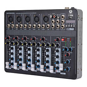 MixMaster T-7 (USB/BT) Мікшерний пульт