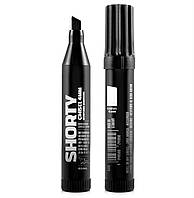 Маркер перманентный спиртовой со скошенным пером Montana Shorty Marker, 4 мм Черный