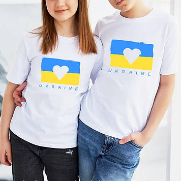 Дитяча футболка UKRAINE. Дитяча патріотична футболка