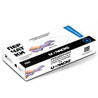 Рукавички термоеластопластичні колір синій розмір S 200шт/уп.