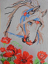 К-22. Схема для вишивки бісером Пара коней