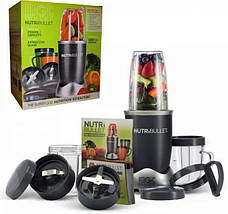 Універсальний фітнес блендер NutriBullet стаціонарний комбайн екстрактор 600 Вт, фото 6