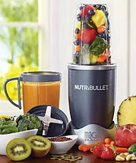 Універсальний фітнес блендер NutriBullet стаціонарний комбайн екстрактор 900 Вт, фото 4
