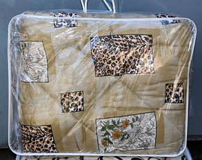 Полуторна ковдра з овечої вовни Лері Макс леопардова абстракція