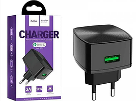 Зарядний пристрій Hoco C70A Charger QC3.0 3A 18W