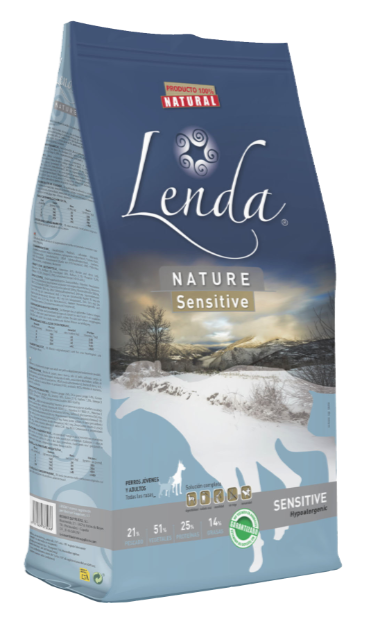 Lenda Nature Sensetive корм Lenda для собак з білою рибою
