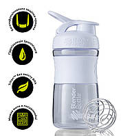 Шейкер спортивний (пляшка) BlenderBottle SportMixer Flip 20oz/590ml White