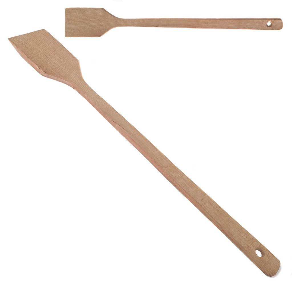 Лопатка дерев'яна з просоченням, L 80 см (ширина 9.5 см, товщина 1,7 см), з бука