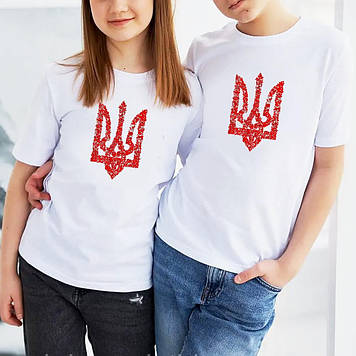 Дитяча футболка з кростким тризубцем. Дитяча патріотична футболка