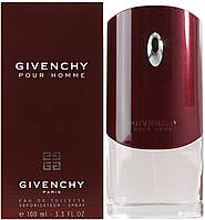 Givenchy Pour Homme Туалетная вода 100 ml Живанши Пур Хом Бордовые Мужские Духи Парфюм Мужская парфюмерия