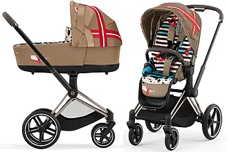 Cybex Priam Karolina Kurkova 4.0 шасі Rosegold коляска 2 в 1