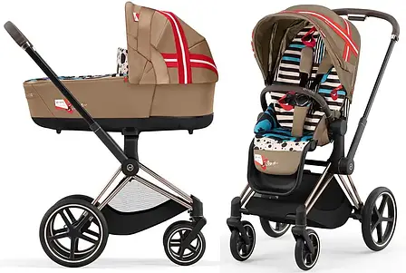 Cybex Priam Karolina Kurkova 4.0 шасі Rosegold коляска 2 в 1, фото 1