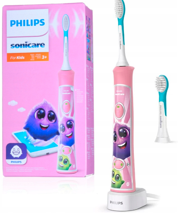 Дитяча електрична зубна щітка Philips Sonicare HX6352/42 рожева, фото 2