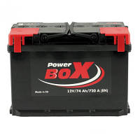 Аккумулятор автомобильный PowerBox 74 Аh/12V А1 Euro (SLF074-00)