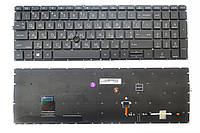 Клавиатура для ноутбука HP EliteBook 850 G8 черная без рамки, с трекпоинтом UA/RU/US