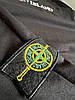 Літній чоловічий спортивний костюм футболка + шорти Stone Island Black Чоловічий комплект Чорний Туреччина вишивка, фото 9