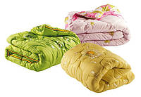 Полуторное одеяло Лери Макс наполнитель двойной силикон - разные расцветки