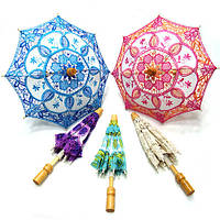 Дитяча парасолька декоративна з вишивкою