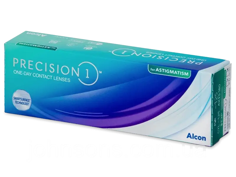 Лінзи PRECISION1 for Astigmatism 1уп (30 лінз) | Одноденні контактні лінзи для астигматизма, фото 1