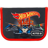 Пенал Kite "Hot Wheels" 1 отделение и 1 отворот HW19-621-1