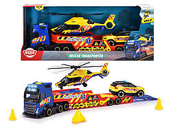 Ігровий набір Dickie Toys Транспортер рятувальних служб зі звуковими і світловими ефектами (3717005)