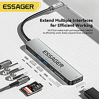 USB-C концентратор Essager 7 in 1