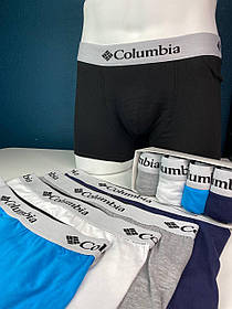 Чоловічі труси-боксери у комплекті Columbia 3 шт. Чоловічі труси різнокольорові на літо Коламбія 3 шт