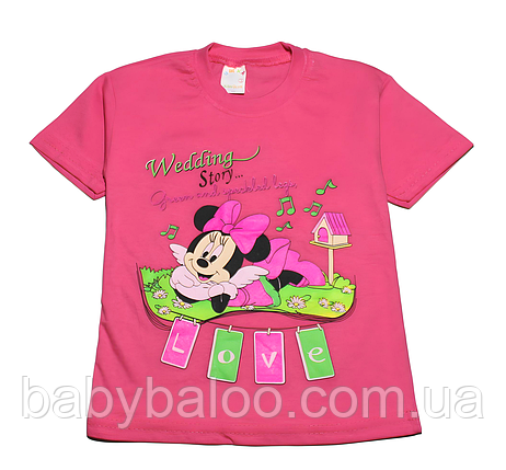 Модна футболка для дівчинки "Мінні Маус"(від 1 до 3 років), фото 2