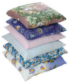 Подушка для сну синтепонова (50х70 см) різні кольори