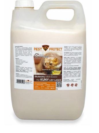 Відлякувач куниць, лисиць, ласок, PEST PROTECT 5L тривалої дії PRF