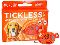 Отпугиватель блох и клещей для собак Tickless Pet от собачьих клещей оранжевый PRF