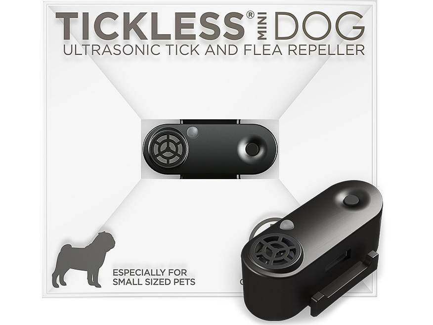 Ультразвуковий відлякувач бліх і кліщів Tickless Mini для собак чорний PRF