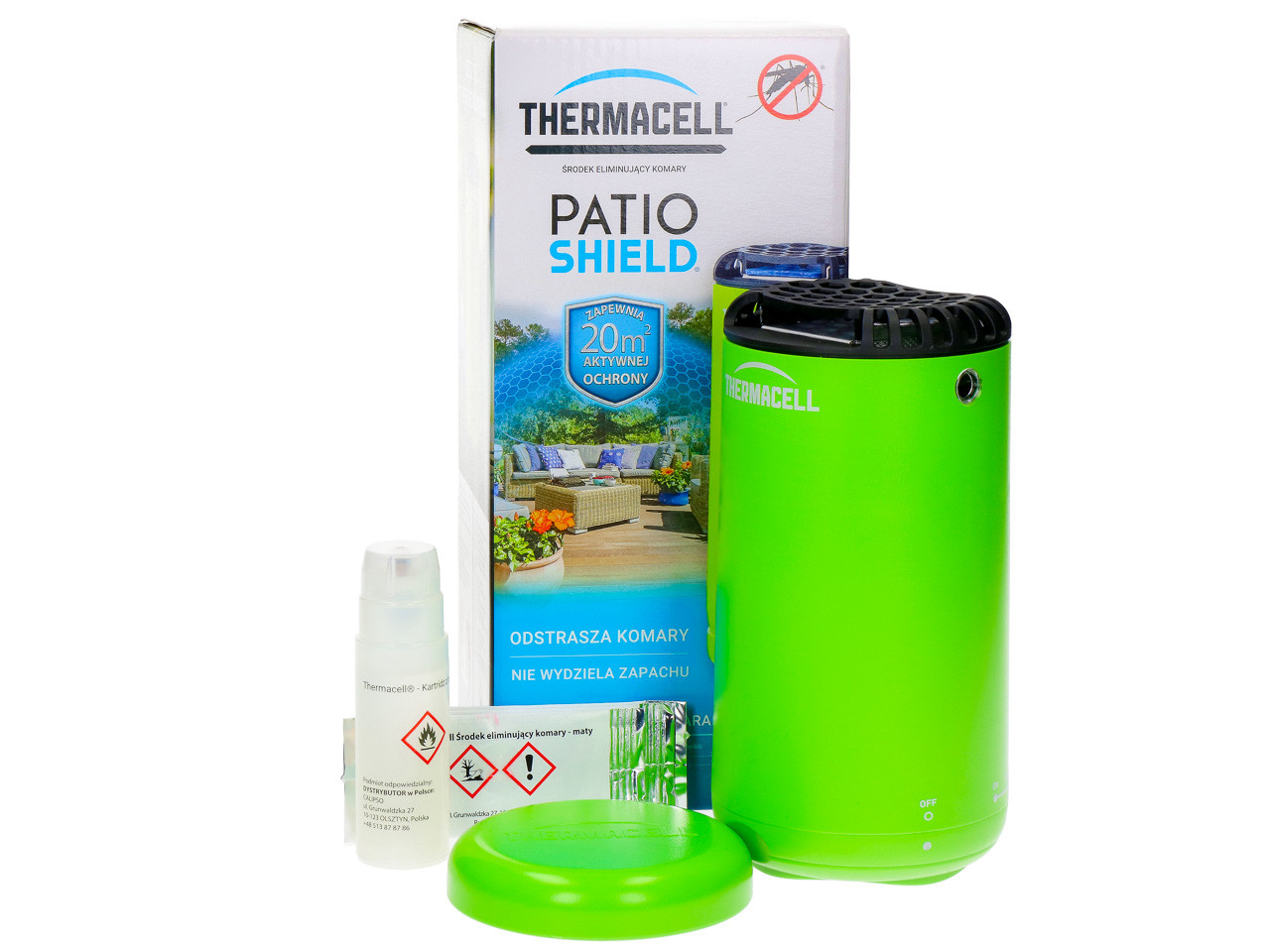 Thermacell Patio Shield Відлякувач комарів і зелених мух для саду PRF