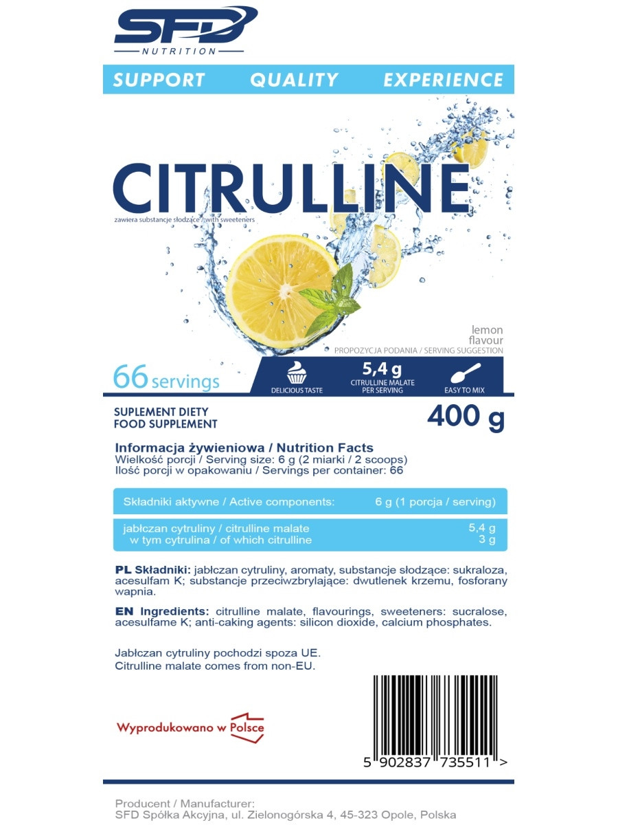 Citrulline 400g (Lemone)