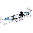 Надувна дошка SUP з сидінням та додатковими аксесуарами для веслування 330 х 76 х 10 см Блакитний PRF, фото 10