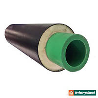 Труба предизолированная DN 200x22,4 /250 Interplast Aqua-Plus Prins SDR 9 PPR/PUR/HDPE (GF) UV Protection Blac