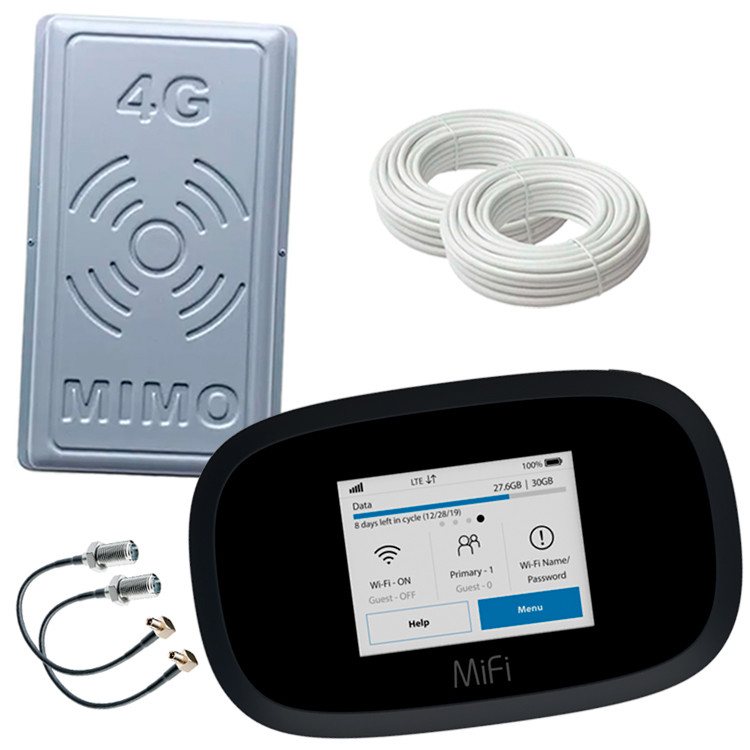 4G Wi-Fi комплект ( Novatel MiFi 7000 Wireless + Антена 17 ДБ)