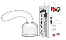 Насадка на вібромасажер Power Head G-Spot Pleaser Wand Massager Head Transparent