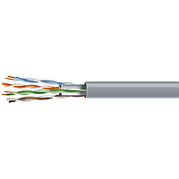 Lan-кабель U/UTP 4х2х23 AWG (4х2х0,56), cat.6/305м, сірий, внутрішній, ЗЗКМ (7091005)