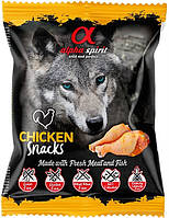 Alpha Spirit Chicken Snacks Ласки снеки кубики з куркою для собак 50 гр. (as4004350)