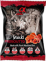 Alpha Spirit Prosciutto Snacks Лакомства снеки кубики с прошутто для собак 50 гр. (as4001350)