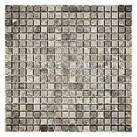 Мозаика из мрамора Матовая МКР-4СН (15x15) Emperador Medium