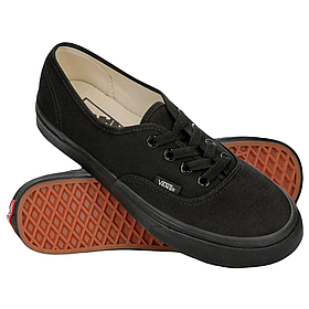 Кеди Vans Authentic "Off the Wall" Чорні 36 (3_00874)