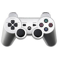 Бездротовий геймпад Sony DualShock PS3 акумуляторний джойстик для PlayStation 3 Silver