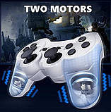 Бездротовий геймпад Sony DualShock PS3 акумуляторний джойстик для PlayStation 3 Silver, фото 3