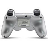 Бездротовий геймпад Sony DualShock PS3 акумуляторний джойстик для PlayStation 3 Silver, фото 5