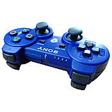 Бездротовий геймпад Sony DualShock PS3 акумуляторний джойстик для PlayStation 3 Blue, фото 3
